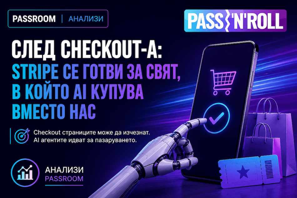 След checkout-а: Stripe се готви за свят, в който AI купува вместо нас